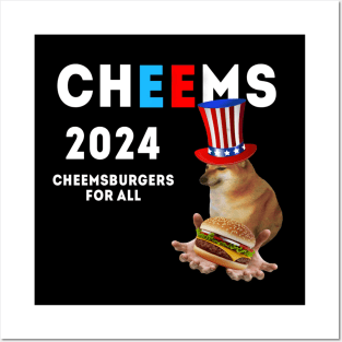 Cheems 2024 Cheemsburgers Posters and Art